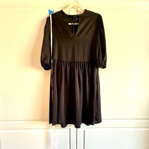 NWT BOSS Orange “Dorena” A-Line dress in black. Size S - Picture 11 of 14